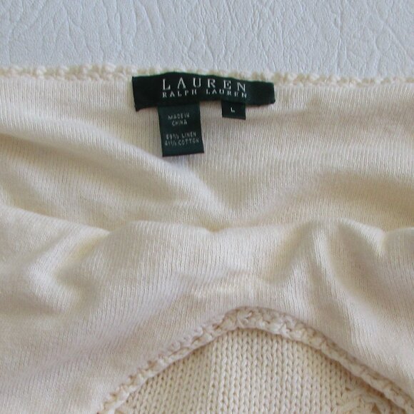 RALPH LAUREN Green Label Knit Halter Top - Sz L - NEW - Picture 9 of 15